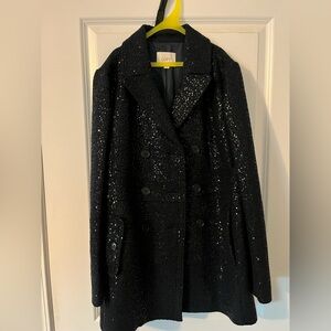 Loft sequined heavy jacket